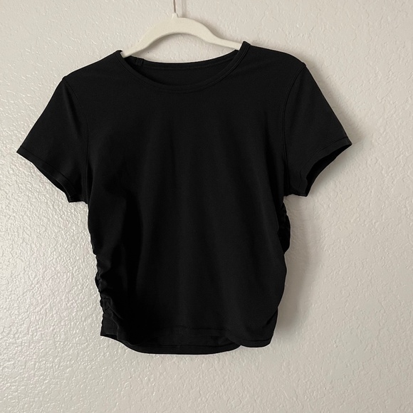 Lululemon All It Takes Short-Sleeve Shirt Nulu Size 10 - Picture 1 of 3